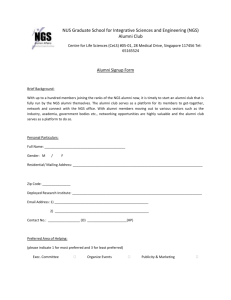 NUS Graduate School for Integrative Sciences and Engineering (NGS)