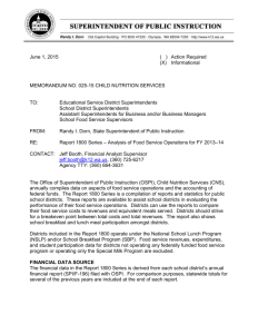 Memo M025-15 - Office of Superintendent of Public Instruction