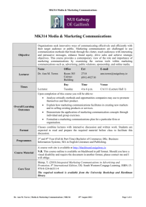 MK314 Media & Marketing Communications