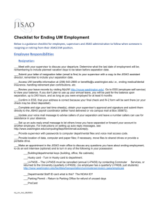 Checklist for Ending UW Employment
