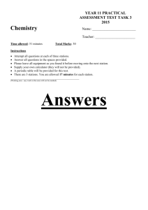 Year 11 Chemistry Prac Test 2015 Answers