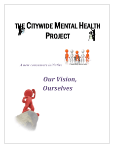 Our Vision and Mission - the citywide mental health project