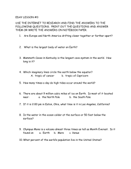 Coriolis effect worksheet answers