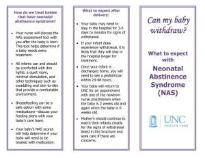 Neonatal Abstinence Syndrome (NAS)
