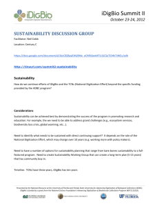 sustainability discussion group