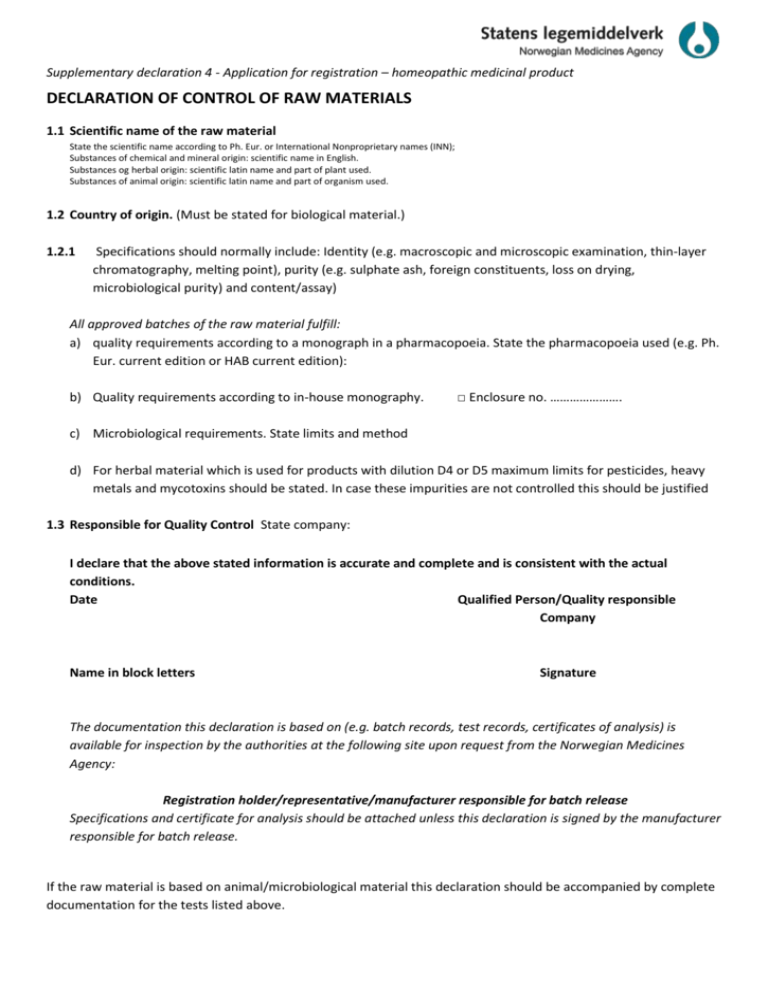 declaration-of-control-of-raw-materials