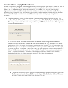 Math 207*Sampling-Distribution Exercises