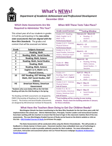 December District Assessment Newsletter