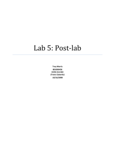 ELEN 214 Lab 5 Postlab