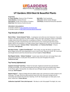 2014 UT Best Plants Report