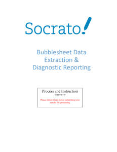 Bubblesheet Data Extraction & Diagnostic Reporting