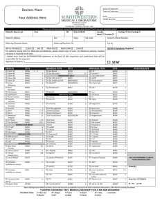 Word 2007 - Southwestern Medical Laboratory