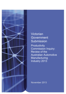 Victorian Government - Productivity Commission
