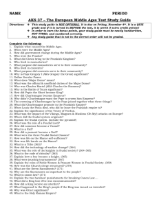 AKS 37 - Middle Ages Test Study Guide