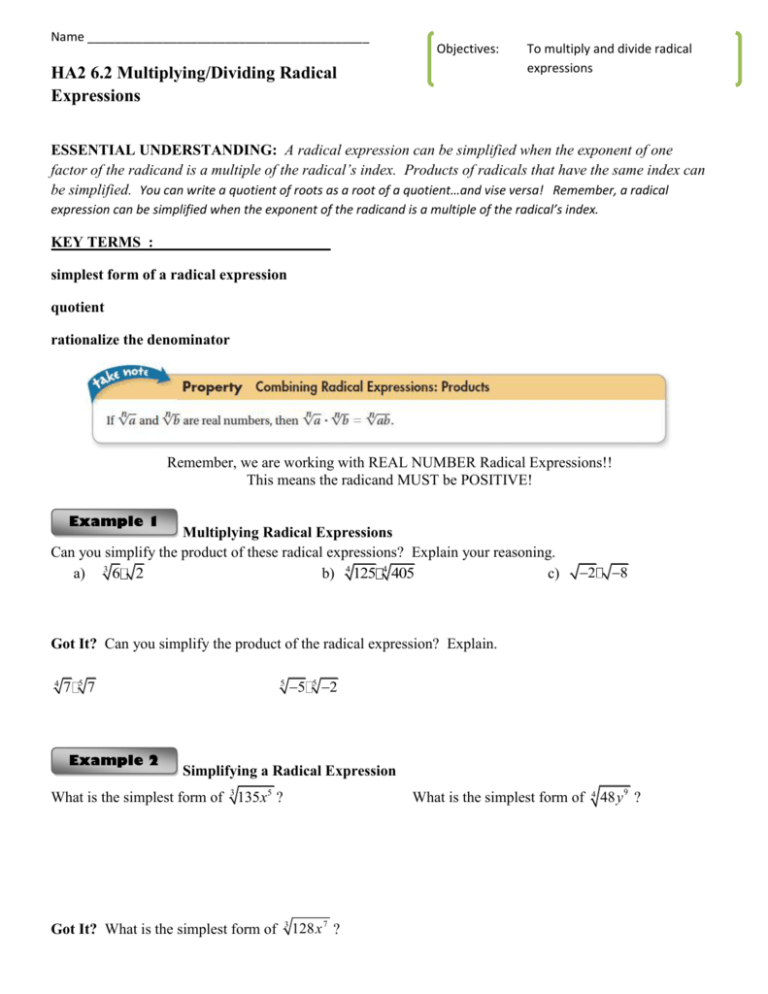 ha2-6-2-multiplying-dividing-radical-expressions