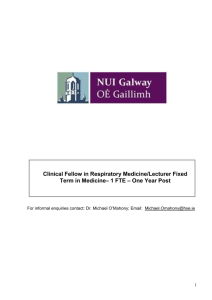 Clinical Indemnity - National University of Ireland, Galway
