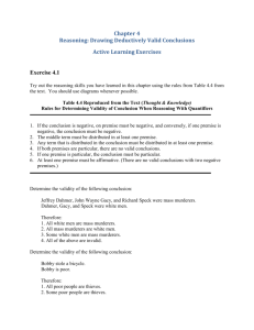 Active Learning Exercises