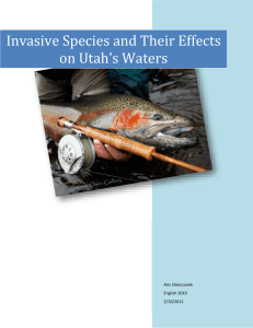 Invasive Species and Their Effects on Utah*s Waters