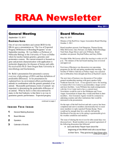 RRAA Newsletter - Red River Angus Association