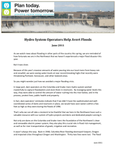 Hydrosystem Operators Avoid Flooding
