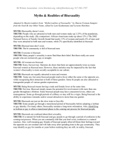 Handout Myths Realities of Bisexuality.