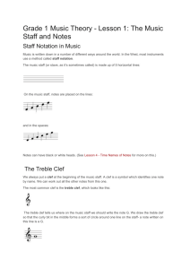 Grade One Music Theory Handbook