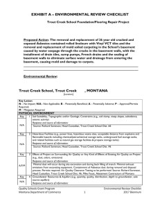 Enviromental Assessment - Trout Creek School`s Website