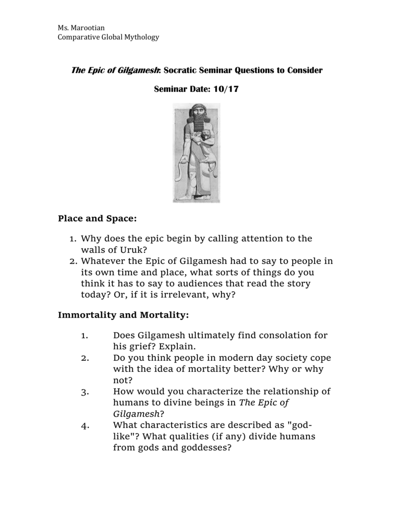 epic of gilgamesh definition