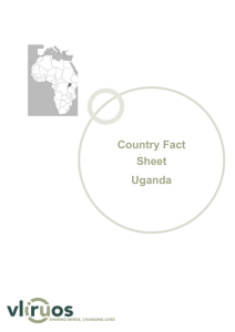 Uganda Fact Sheet - VLIR-UOS