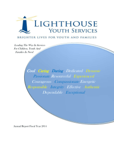 Annual Report 2014 - Lighthouse Youth Services