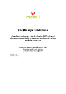Mascil (Re)Design Guidelines