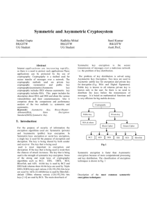 DES Encryption - Academic Science