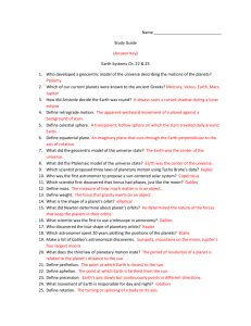 Earth Study Guide 22and23