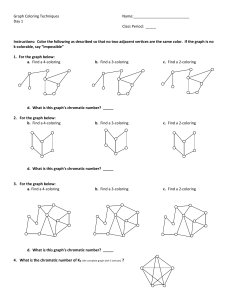 Day 1 - Vertex Coloring