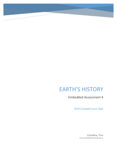 Earth*s History - New York Science Teacher