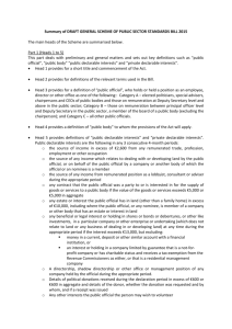 Sector Standards Bill 2015.