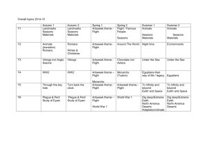 Overall topics 2014-15 Autumn 1 Autumn 2 Spring 1 Spring 2