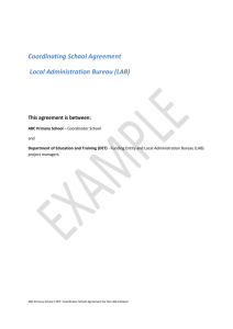 Program Coordinator School Agreement - Example (doc