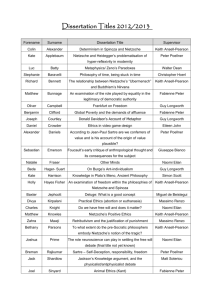 Dissertation Titles 2012/2013