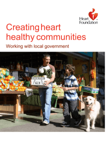 Creating heart healthy communities - Municipal Association of Victoria