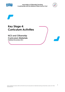Key Stage 4 Activities