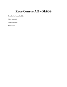 Race Census Aff – MAGS - University of Michigan Debate Camp Wiki