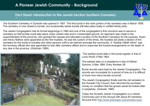 2.Pioneer Jewish Unit - Historic Cemeteries Conservation Trust