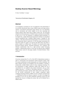 Desktop Scanner Based Metrology - Strathprints