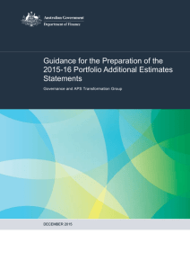 Guidance for the Preparation of the 2015