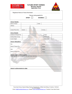 NOMINATION AGREEMENT - Future Sport Horses
