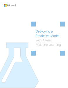 HOL Deploying a Model with Azure Machine Learning