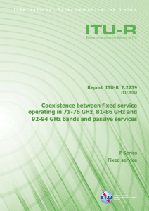 2 Protection of RAS stations operating in the bands 79-94 GHz