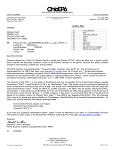 C. Emissions Unit Terms and Conditions