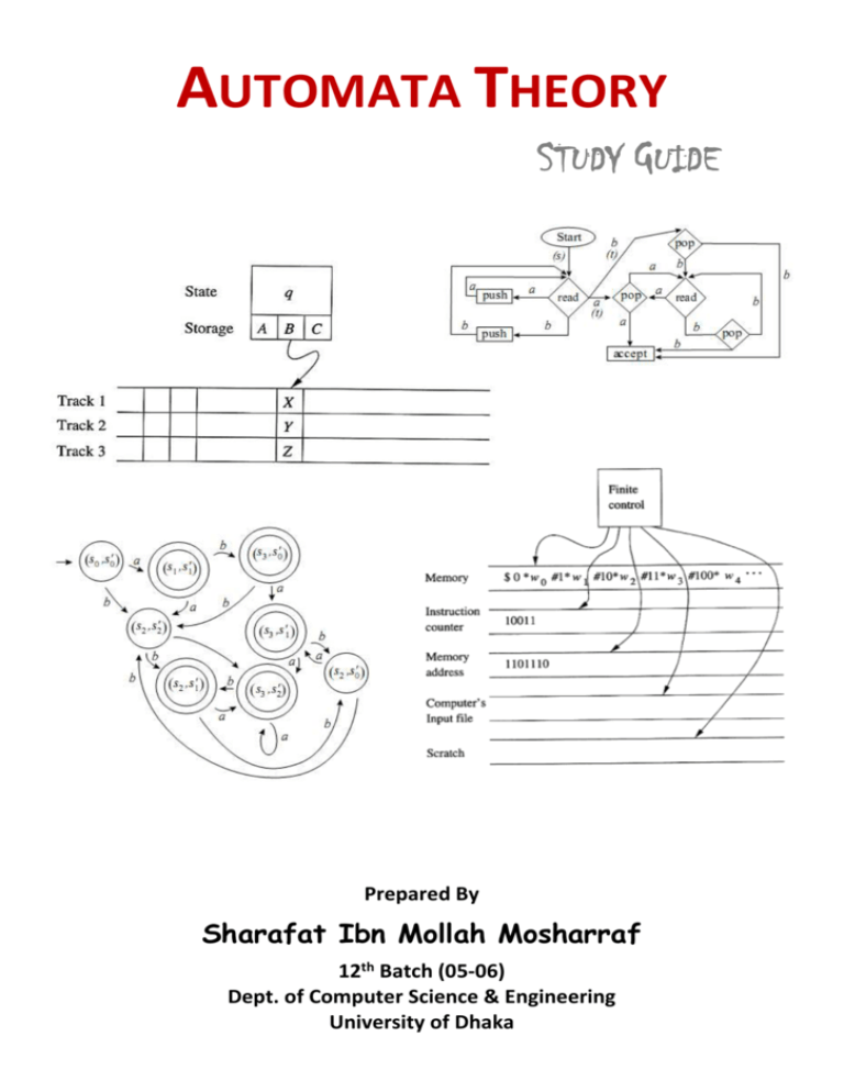 Automata Study Guide